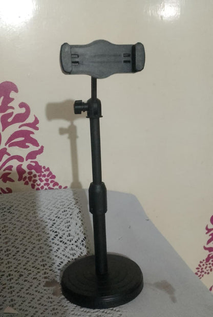 Adjustable Retractable Mobile Phone Stand Folding Extendable Holder With 22 To 32 Cm Height
